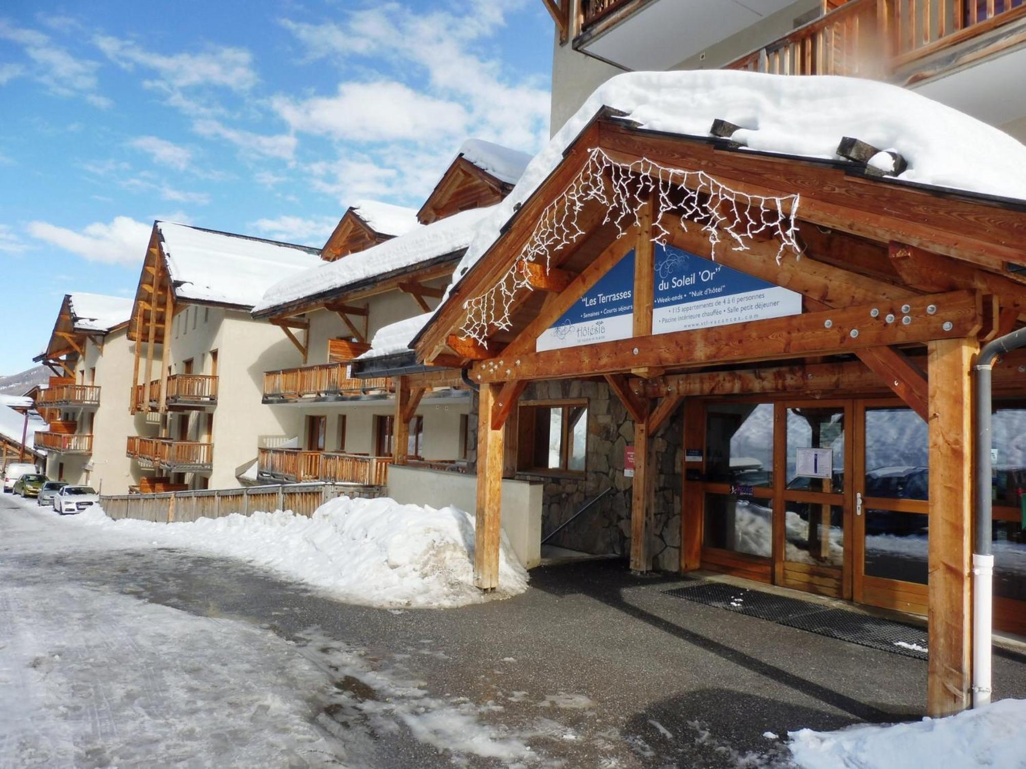 Centre Orres 1800 - 4/6 Pers. Renove - Parking Appartement Les Orres Buitenkant foto